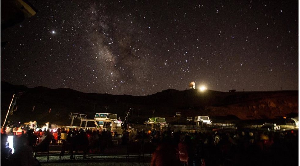 Observación de estrellas desde Sierra Nevada.