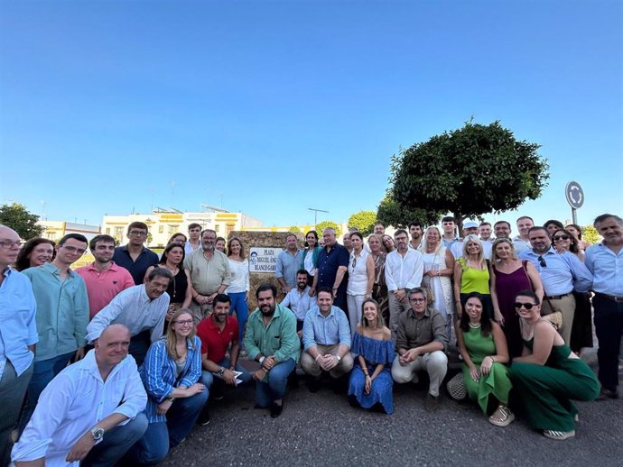 Acto de homenaje del PP de Sevilla a Miguel Ángel Blanco en Alcalá