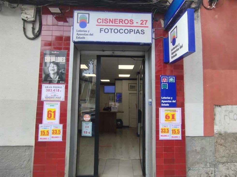 Punto de venta en la calle Cardenal Cisneros 27