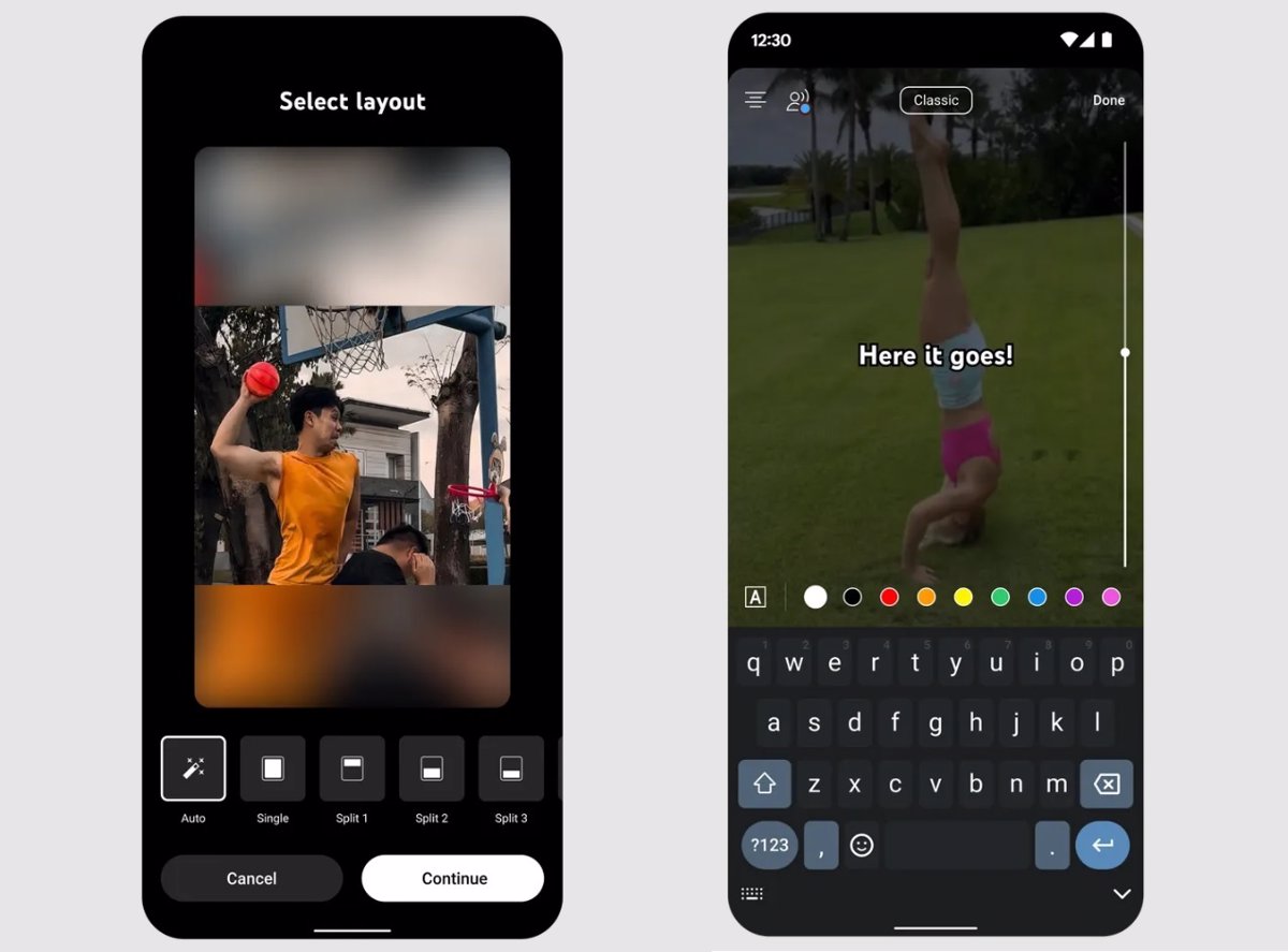 YouTube improves Shorts with an auto-layout feature to transform long videos into shorter ones