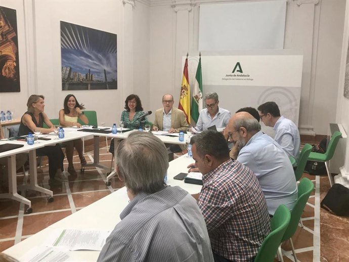 Reunión del Consejo Provincial de Medio Ambiente y de la Biodiversidad de Málaga, presidida por el delegado Territorial de Sostenibilidad, Medio Ambiente y Economía Azul, José Antonio Víquez