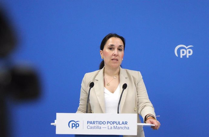 Archivo - La portavoz del Partido Popular de Castilla-La Mancha, Alejandra Hernández.