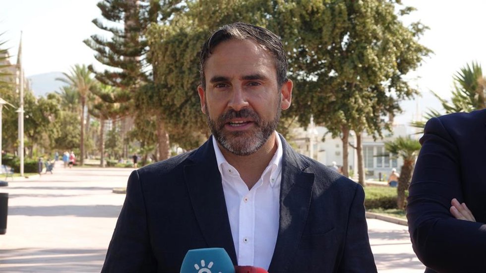 El secretario general del PSOE de Málaga, Daniel Pérez, en una imagen de archivo 