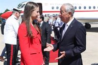 La Princesa de Asturias inicia en el Monasterio de los Jerónimos su visita oficial a Portugal