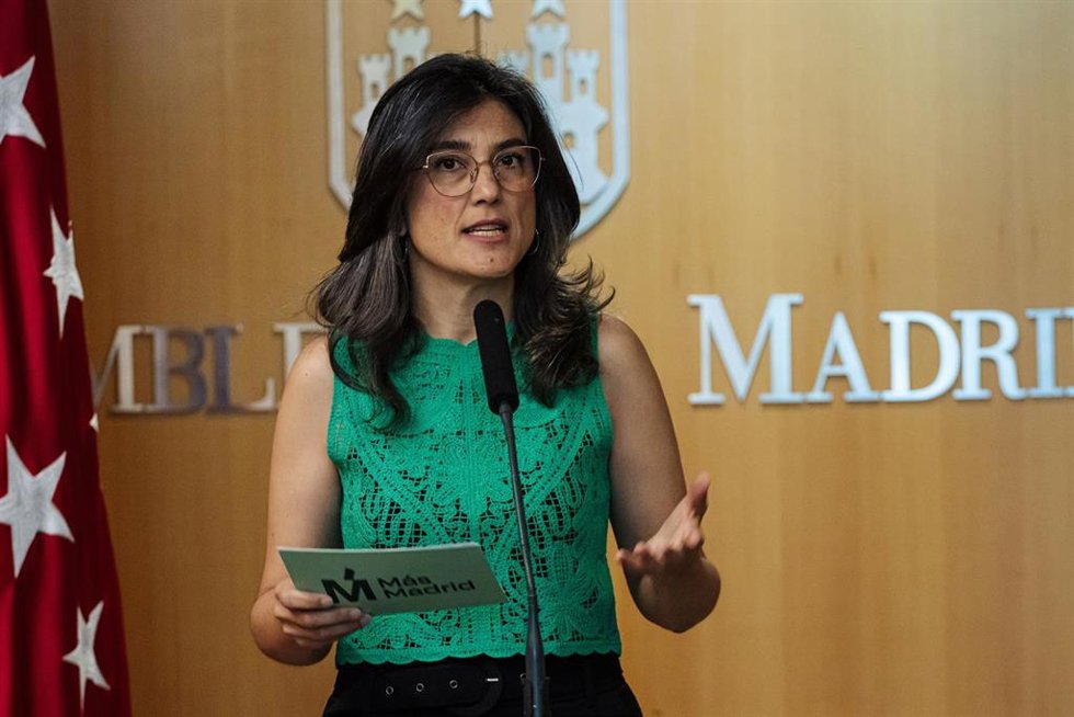 La portavoz de Más Madrid en la Asamblea, Manuela Bergerot