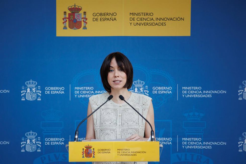 La ministra de Ciencia, Innovación y Universidades, Diana Morant, en imagen de archivo.