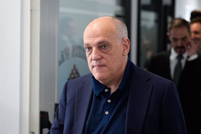 Archivo - El president de LaLiga, Javier Tebas