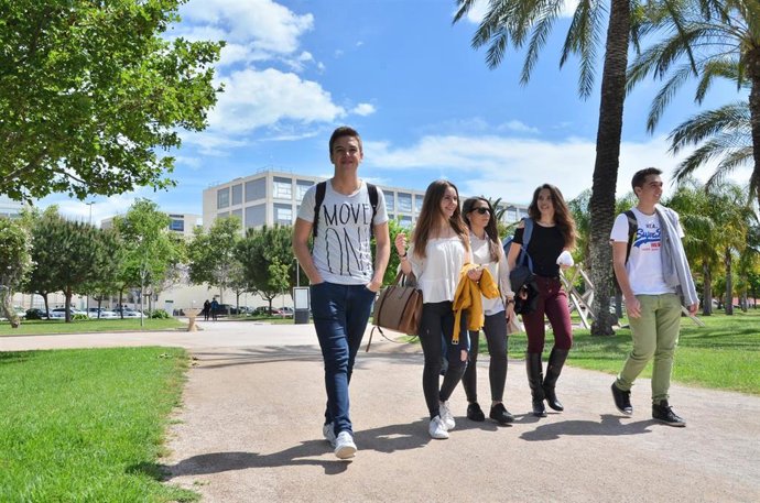Estudiantes en la UPV