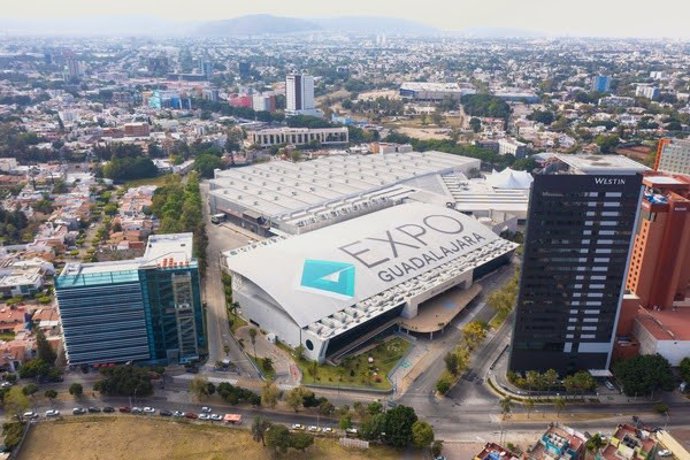 El recinto Expo Guadalajara de México.