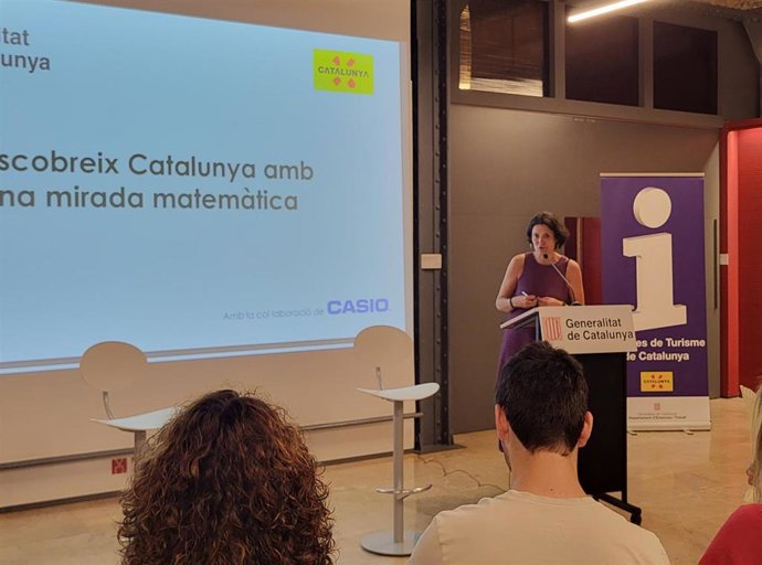 La directora general de Turisme, Marta Domènech, en la presentación este viernes.