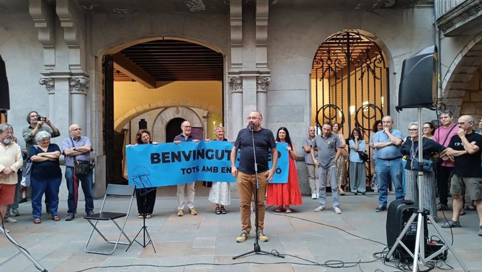 El empresario y activista Josep Campmajó en Girona