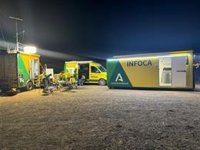 Más de 120 profesionales y ocho medios aéreos trabajan para estabilizar el incendio forestal de Obejo (Córdoba)