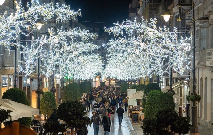 Decoración navideña en Cartagena