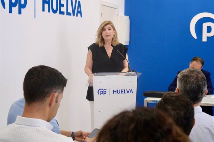 La secretaria general del PP de Huelva, Berta Centeno.