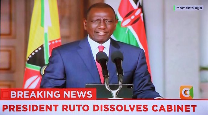 El presidente de Kenia, William Ruto 