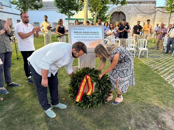 Homenaje a Miguel Ángel Blanco.