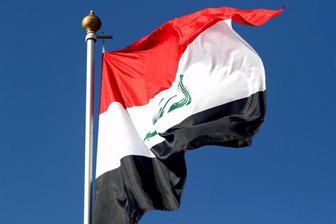 Archivo - Bandera de Iraq