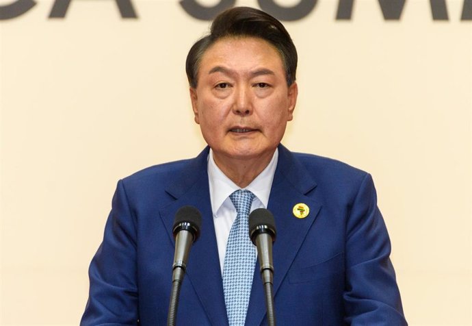 Archivo - Imagen de archivo: el presidente de Corea del Sur, Yoon Suk Yeol