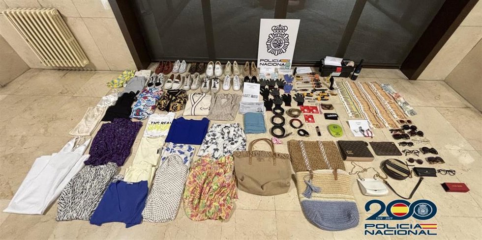 Objetos robados.