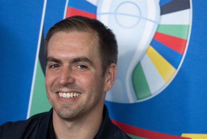 24 June 2024, Saxony, Leipzig: European Championship Tournament Director Philipp Lahm speaks at a press conference on the UEFA Euro 2024 interim results at the European Championship media center in Leipzig. Photo: Hendrik Schmidt/dpa