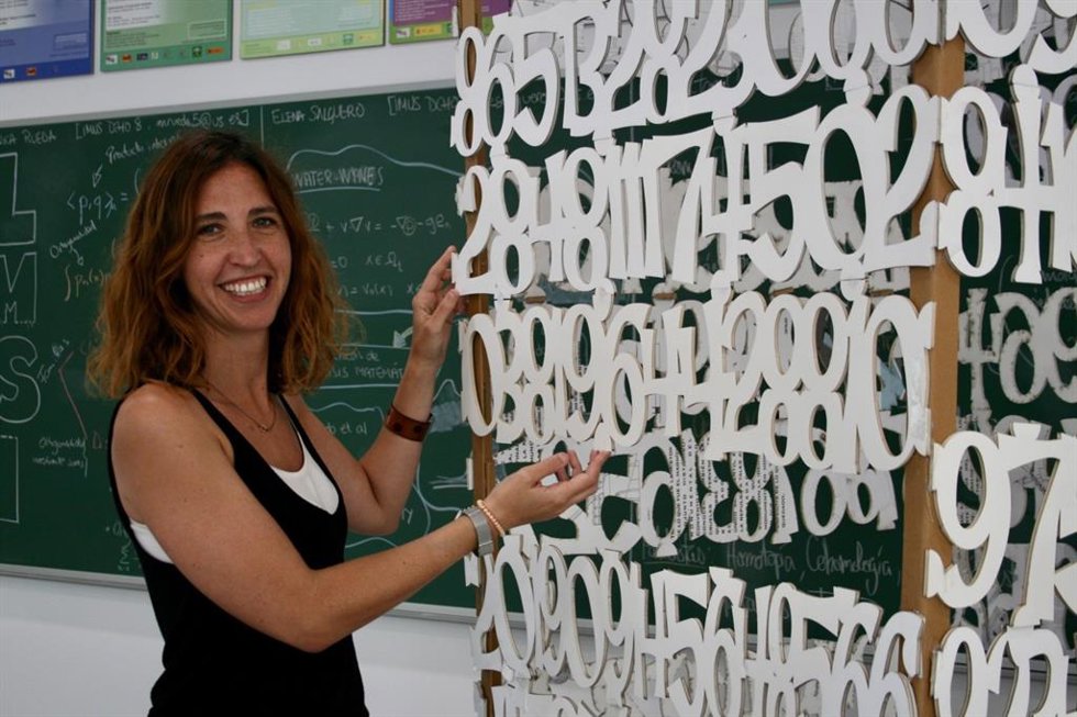 Isabel Fernández, en el Instituto de Matemáticas de la Universidad de Sevilla (IMUS).