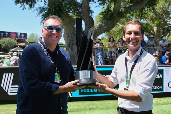 El consejero ha asistido este domingo al LIV Golf Andalucía en Valderrama.