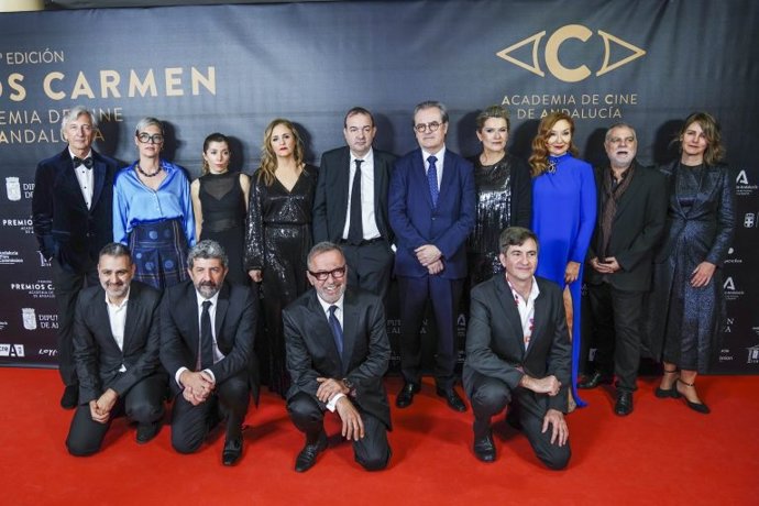 Foto de familia de los Premios Carmen.