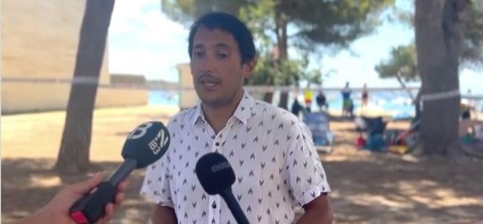 El portavoz del Grupo Parlamentario Socialista, Iago Negueruela, en declaraciones a los medios
