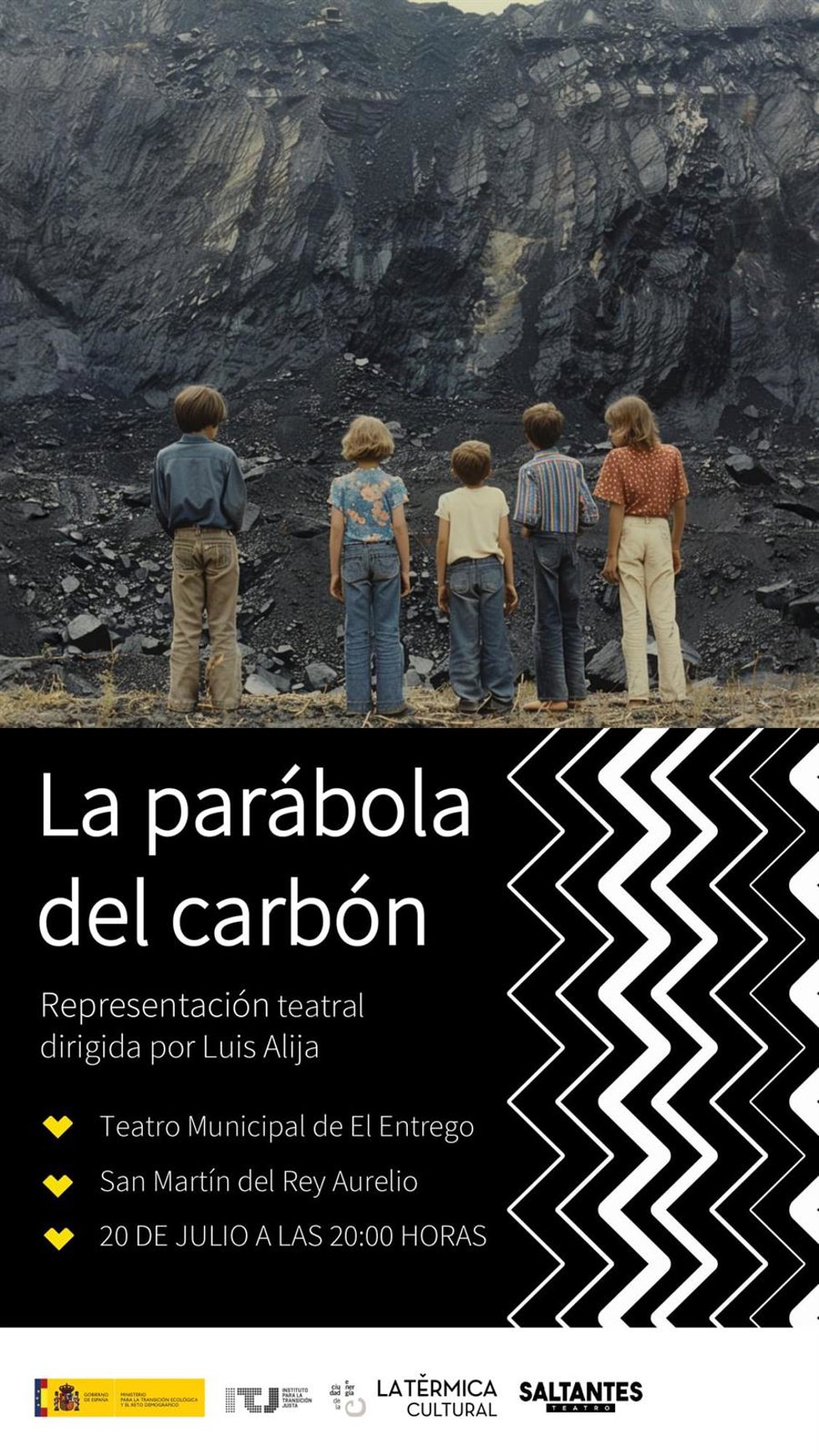 Cartel de 'La parábola del carbón'.