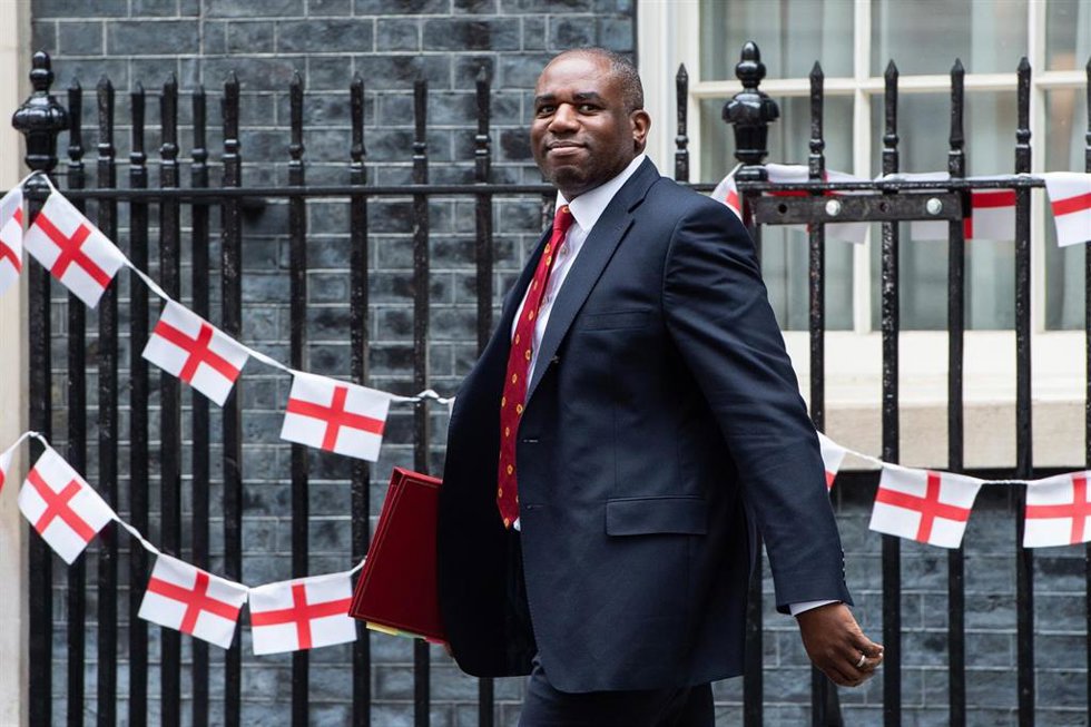 El ministro de Exteriores británico, David Lammy