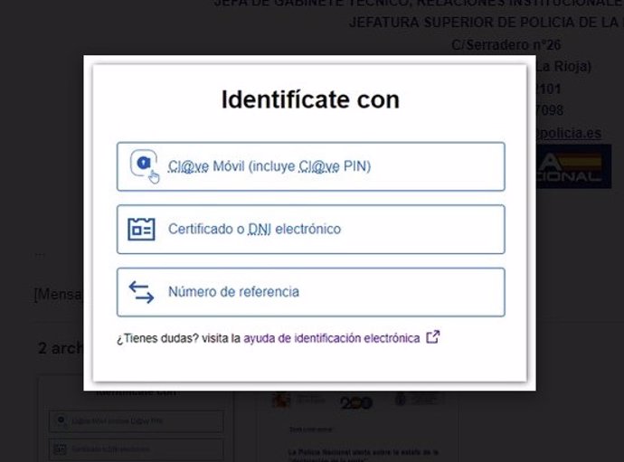 La Policía Nacional alerta sobre la estafa de la "declaración de la renta"