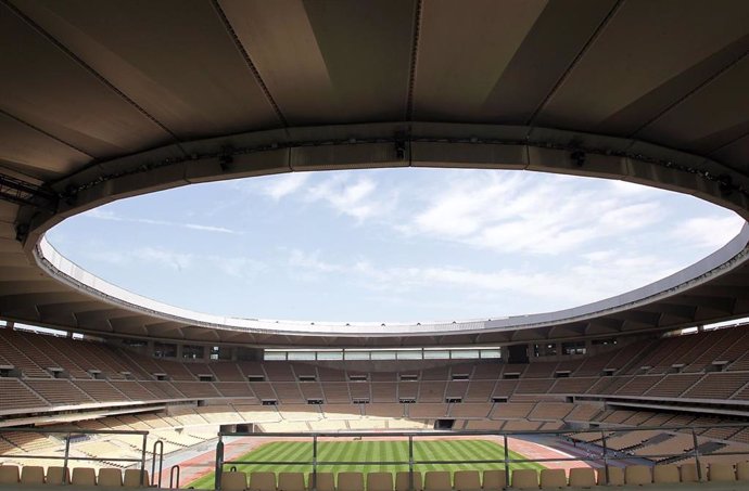 Archivo - Estadio de la Cartuja en Sevilla capital.