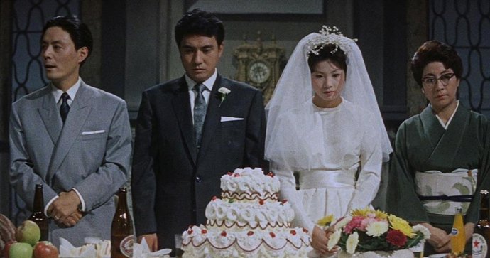 Fotograma de la película 'Noche y niebla en Japón (1960) de Nagisa Oshima, que se proyectará en la 22 edición de la Semana de Cine Japonés en la Casa de Colón