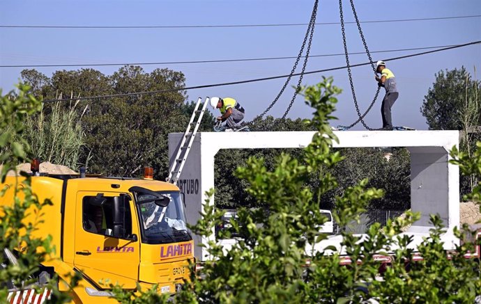 Comienzan las obras de construcción del puente de El Garruchal, en la pedanía murciana de Torreagüera