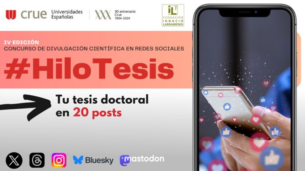 La cuarta edición del concurso de divulgación científica en redes sociales #Hilotesis de CRUE premia a 6 universitarios