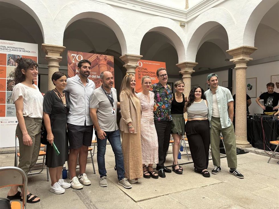 Equipo de 'La paz. (Celebración grotesca sobre Aristófanes)'
