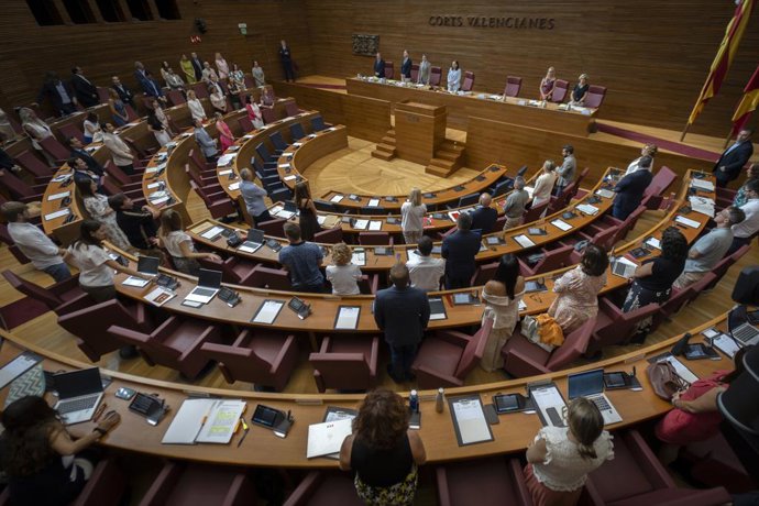 El ple de Les Corts ha guardat este dilluns un minut de silenci per la defunció de la primera dona presidenta del parlament valenci, Marcela Miró, durant la V Legislatura.