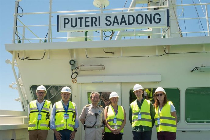 El Puerto de Huelva ha sido el primer destino de la península ibérica en recibir la primera descarga de GNL por parte de la comercializadora Mercuria.