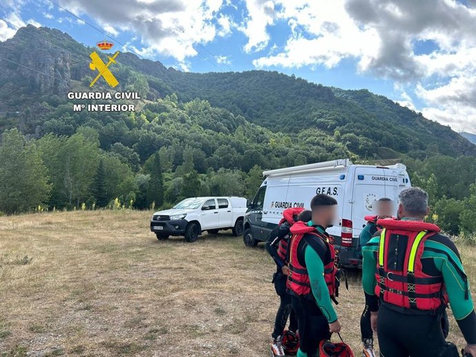 Efectis sub acuáticos se suman a la búsqueda del hombre en el Río Esla.