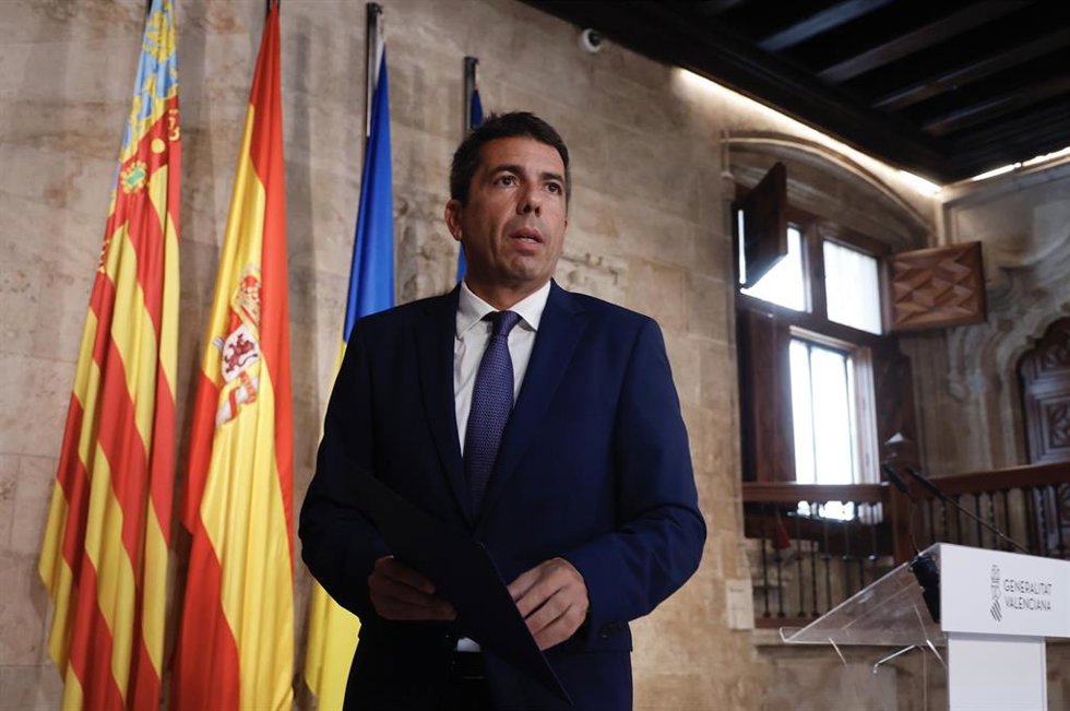 El presidente de la Generalitat, Carlos Mazón (archivo)