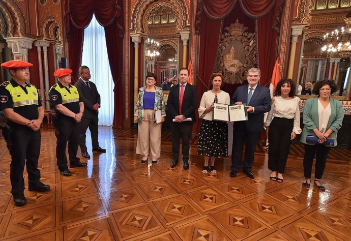 Firma del nuevo Pacto por la Seguridad Ciudadana de Bilbao