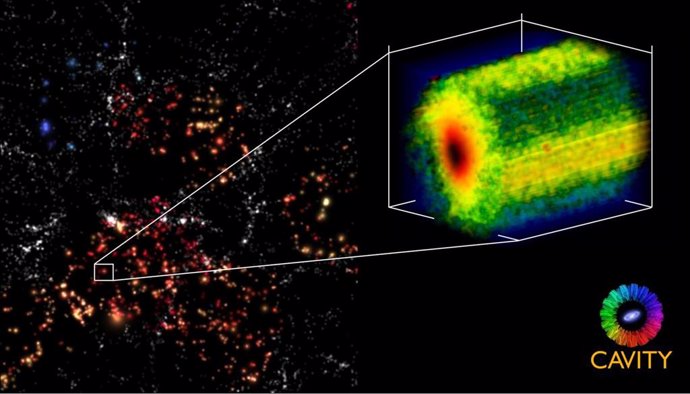 La UGR lidera un proyecto que ofrece a la comunidad científica imágenes tridimensionales de 100 galaxias