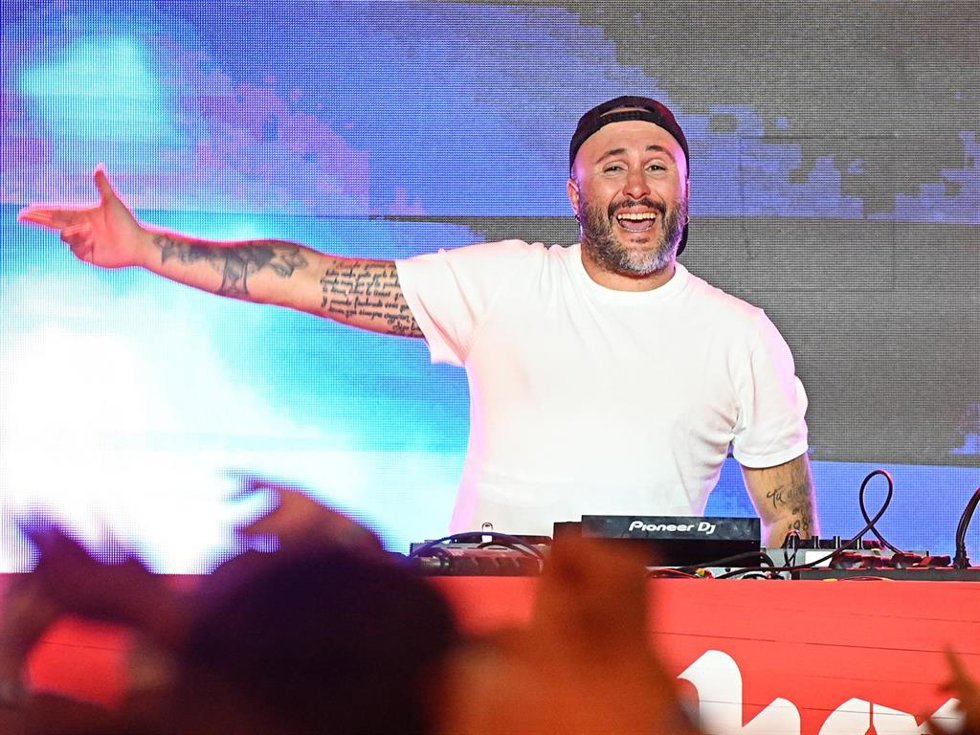 Kiko Rivera en el escenario durante su actuación en el Festival Mad Cool a 11 de Julio de 2024 en Madrid (España).