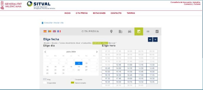 Nova plataforma de les ITV per a gestionar reserves i pagaments de les cites prèvies