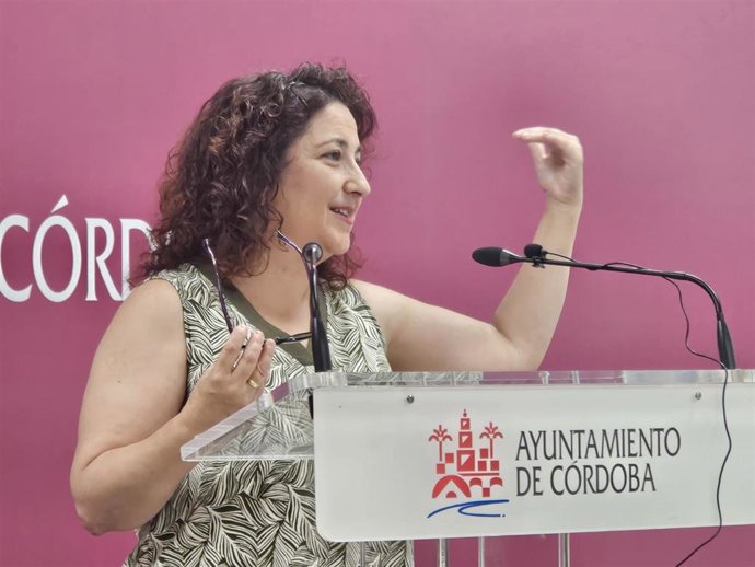 La edil del PSOE en el Ayuntamiento de Córdoba Alicia Moya.