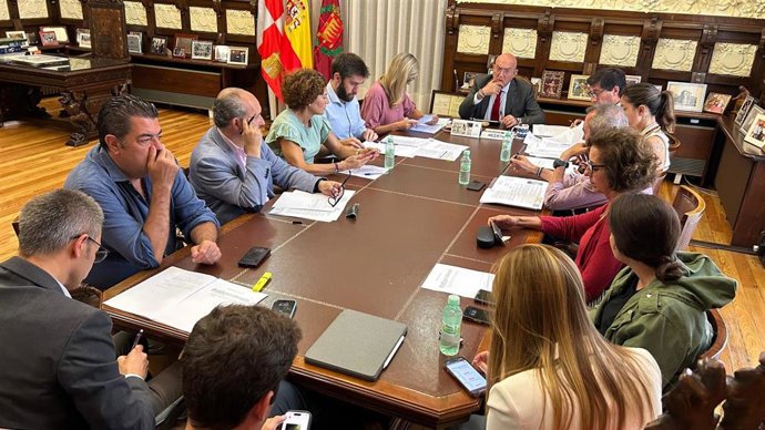 Reunión de la Junta de Gobierno del Ayuntamiento de Valladolid.