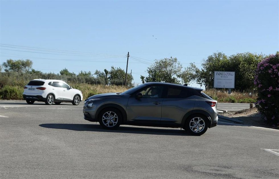 El coche en el que ha salido Antonio Fernández de la prisión de Puerto III