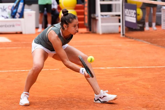Archivo - La tenista española Sara Sorribes durante un partido