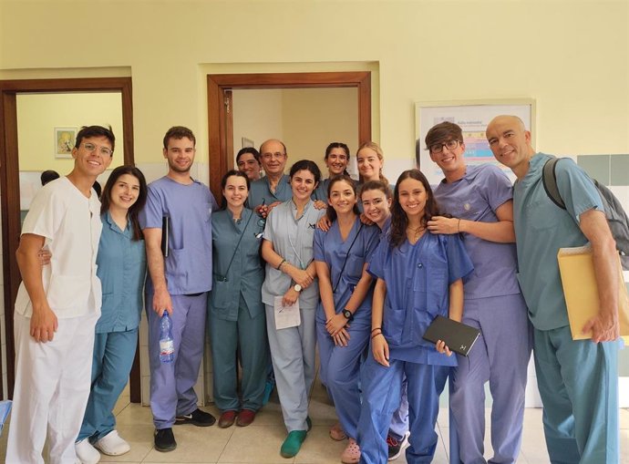 El equipo coordinado desde la Universidad de Navarra en el Congo.