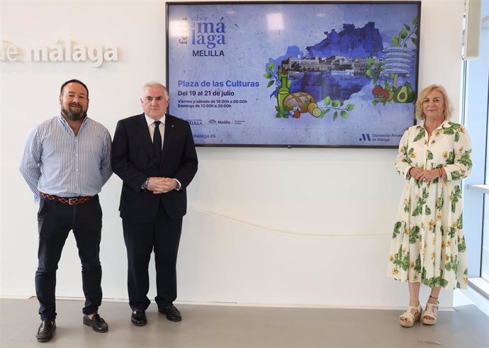 El Vicepresidente De La Diputación Manuel Marmolejo Presenta La Primera Feria Sabor A Málaga En Melilla